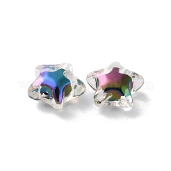 УФ-покрытие радужными переливающимися акриловыми бусинами&nbsp;OACR-H112-20B