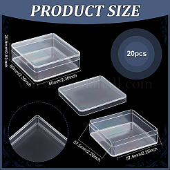 Квадратные акриловые ящики для хранения CON-WH0125-10A