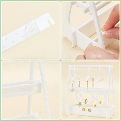 Непрозрачная акриловая вешалка для серег&nbsp;EDIS-HY0001-04B