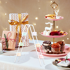 Подставки для фигурок железной лестницы ODIS-WH0025-94B