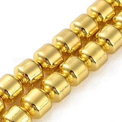 Гальванические нити из синтетических немагнитных гематитовых бусин G-C248-C01-4mm-01