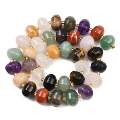 Cmешанные драгоценный камень бисер нитей&nbsp;G-P573-B01-01