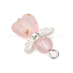 Матовые прозрачные акриловые подвески PALLOY-JF04203-01