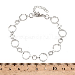 Браслеты-цепочки из нержавеющей стали 304 для женщин&nbsp;BJEW-P373-03A-P