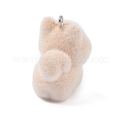 Флокированные подвески из непрозрачной смолы&nbsp;LS-CRES-B025-01