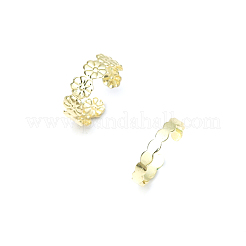 2 шт. регулируемые ретро железные манжеты-цветы наборы колец для пальцев ног II7704