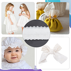 7.5 ярд плоской хлопковой ленты с вышивкой в виде сердца OCOR-MA0001-06