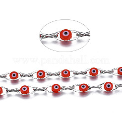 Цепи из текстурированной овальной нержавеющей стали 304 CHS-T003-33P-04