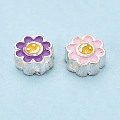 925 бусина из стерлингового серебра с эмалью STER-T008-36M