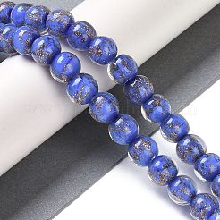 Бусины ручной работы бусины золотого песка X-LAMP-Z009-01O