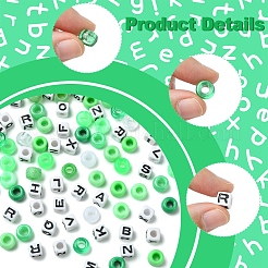 Прозрачные и непрозрачные акриловые бусины&nbsp;KY-FS0001-26B