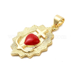 Латунь эмаль подвески&nbsp;KK-P303-08A-G