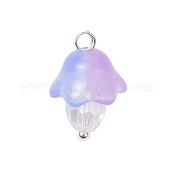 Подвески из прозрачного стекла в форме гриба&nbsp;PALLOY-JF03654-02