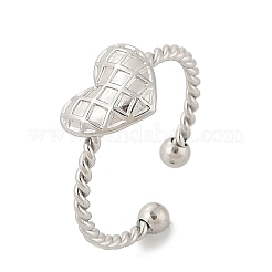 Открытые манжеты из нержавеющей стали 304 для женщин&nbsp;RJEW-G338-07P