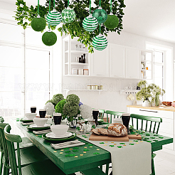 День святого Патрика тема пенопластовый шар кулон украшения&nbsp;AJEW-WH0317-93B