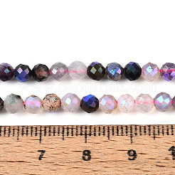 Нити бусин из натурального граната G-T144-B07-07