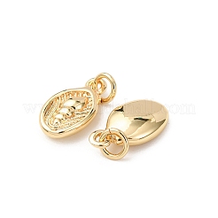 Латунные подвески KK-D019-07G