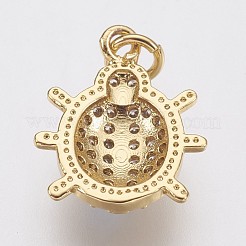 Латунные микро проложить кубического циркония подвески&nbsp;ZIRC-F084-08G