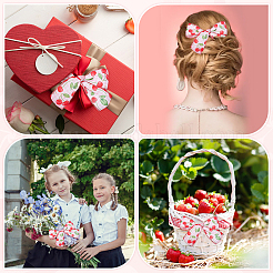 15 ярд полиэстеровой ленты с вишневым узором&nbsp;OCOR-ME0001-53