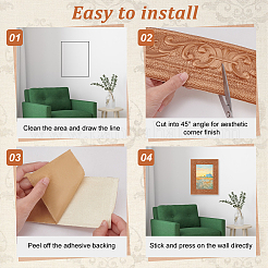 Самоклеящаяся бумага для контакта с зерном XPE DIY-WH0308-450B