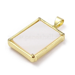 Латунные подвески из ракушек KK-D042-02D-G