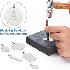 Нержавеющая сталь штамповка заготовок тегов подвески STAS-BC0003-03