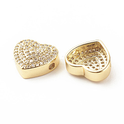 Стойки обшивки латунь кубического циркония бусы KK-B051-02G