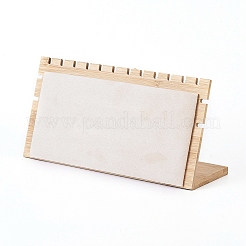 Бамбуковая подставка для ожерелья NDIS-E022-02