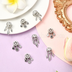 4 шт. 2 стиля сплава европейских бусин&nbsp;FIND-YW0009-98