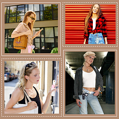 4 шт. 4-цветный брелок-подставка для помады из искусственной кожи в форме сердца&nbsp;KEYC-CL0001-35