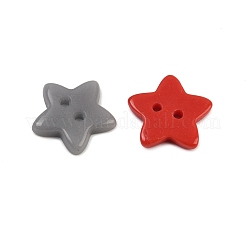 Кнопки фарфора 2-отверстие PORC-R010-12A