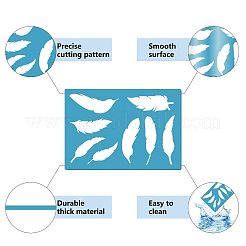 Акриловая серьга ручной работы шаблон DIY-WH0359-010
