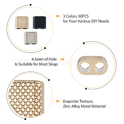 30 шт. 3-х цветные подвески-слайдеры из цинкового сплава FIND-FH0008-74