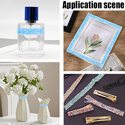 Самоклеящиеся смоляные стразы и пластиковая лента&nbsp;DIY-WH20081-008B