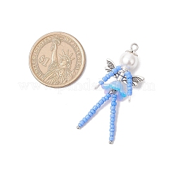 5шт переливающиеся акриловые подвески&nbsp;PALLOY-TA00286