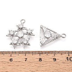 Латунь с подвесками из фианита KK-T072-58P