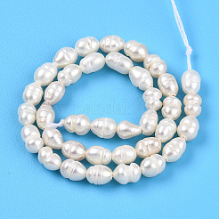 Нити из натурального культивированного пресноводного жемчуга PEAR-N012-03O