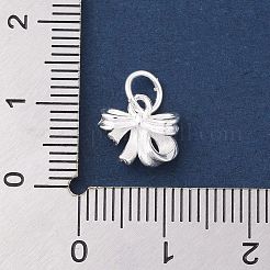 925 подвеска-бантик из стерлингового серебра с соединительными кольцами STER-M021-01S-03