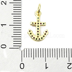 Латунные микро проложить кубического циркония подвески KK-H475-30G-02