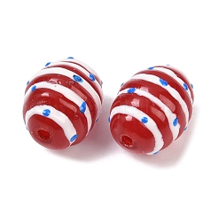 Стеклянные бусины из искусственного нефрита GLAA-L051-02F