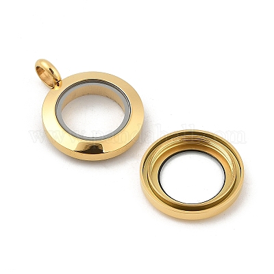 Подвески-медальоны из нержавеющей стали 304 STAS-E443-41G-1