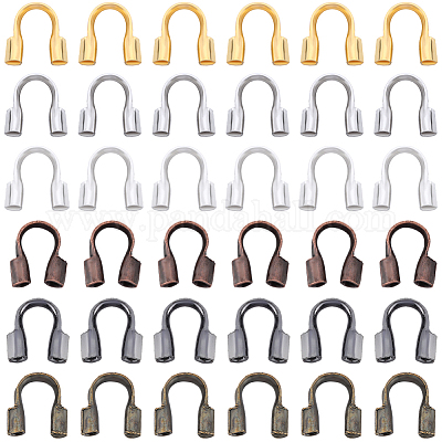 1200 шт. Защитные устройства и протекторы из латунной проволоки двух цветов KK-SP0002-01-1