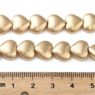 Стеклянные бусины с гальваническим покрытием  EGLA-H109-12-03-1