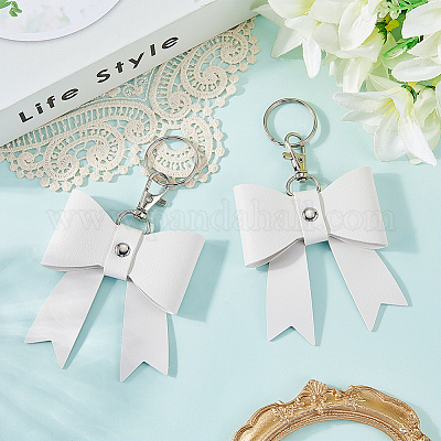 Брелки из искусственной кожи&nbsp;LS-KEYC-WH20816-001P-A-1