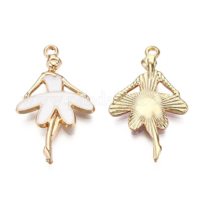 Подвески из легкого позолоченного сплава ENAM-T009-18D-1