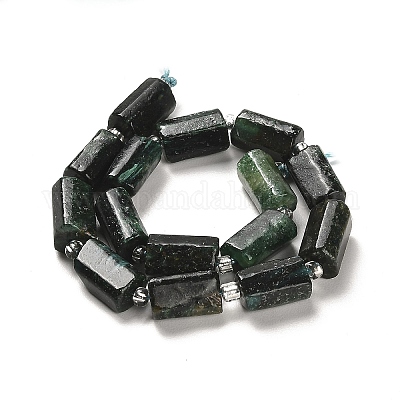 Бусины из натурального фуксита G-N327-06-35-1