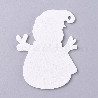 Большие подвески из натурального дерева тополь&nbsp;LS-WOOD-D010-02B-1