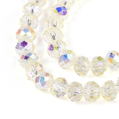 Прозрачные стеклянные бусины EGLA-N016-4mm-05-1