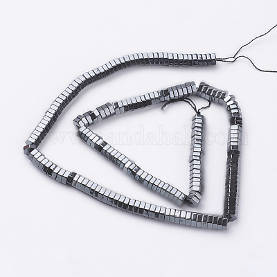 Немагнитные нити шарик синтетический гематит G-K225-04A-1