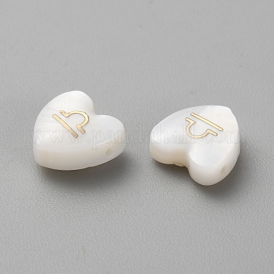 5шт натуральные белые бусины из ракушек BSHE-TAC0004-02I-1